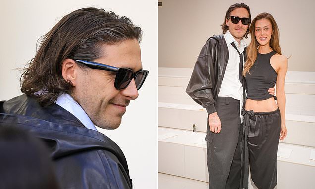 Brooklyn Beckham, 27, reveals grey hair as he ARRIVES at Balenciaga show 625262