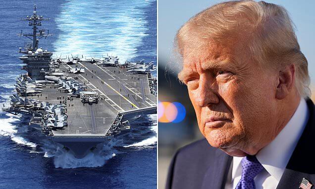 FRESH signal of war as Trump sends third aircraft carrier toward Iran 541 (1)