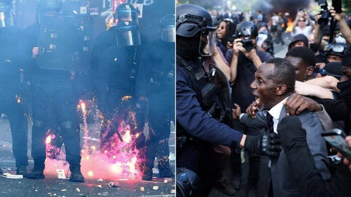 Police clash with students as far-Left mayor at forefront of protests poses with fans 5414 (1)