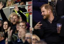 Prince Harry BOOED at English rugby match on his first solo public social outing since UK return