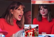 Taylor Swift snaps at fan filming her DURING Travis Kelce’s Chiefs game