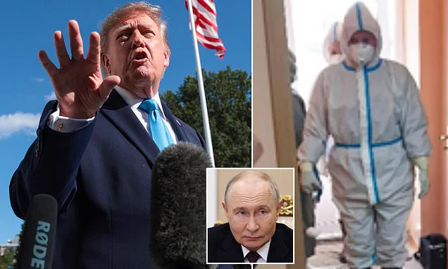 Trump ready to HELP Putin with plague outbreak in Russia as over 200 people are hospitalised